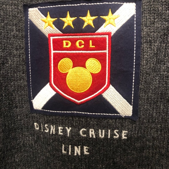 Disney Cruise Line wool sweater gray NWT Mickey - Picture 2 of 7